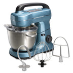 Hamilton Beach 4 Quart 7-Speed Tilt-Head Stand Mixer With Dough Hook, Whisk And Flat Beater - Black