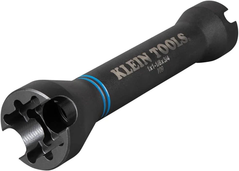 Klein Tools Single-Ended Impact Socket, 3/4-Inch, 1-Inch And 1-1/8-Inch - NRHD3