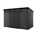 Keter Weather-Resistant Resin Storage Shed, 11 ft. x 7 ft. - Cortina