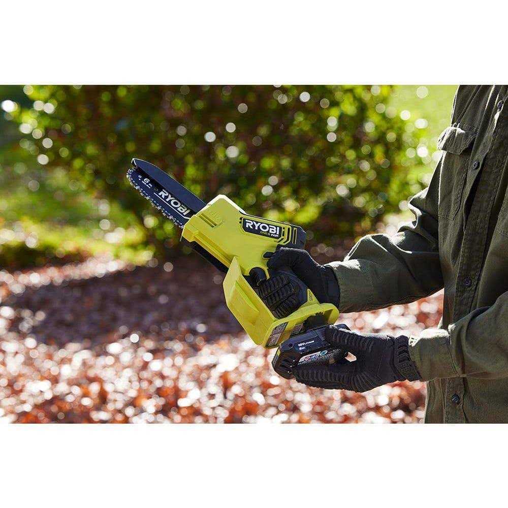 RYOBI ONE+ HP 18V Brushless 6 in Compact Pruning Mini Chainsaw