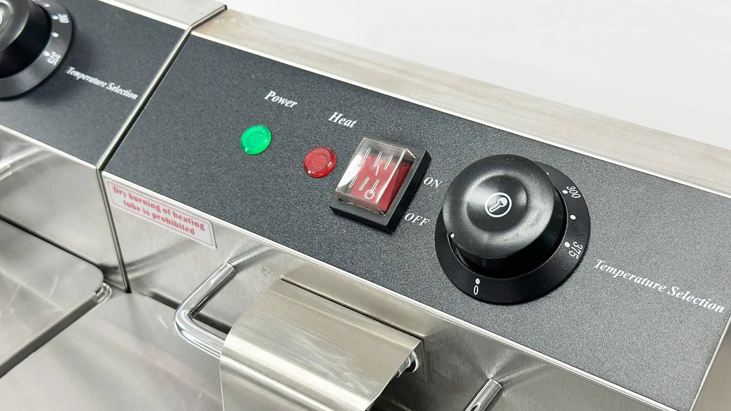 Commercial Electric Countertop Stainless Steel Deep Fryer 23 in 12L 2.5KW
