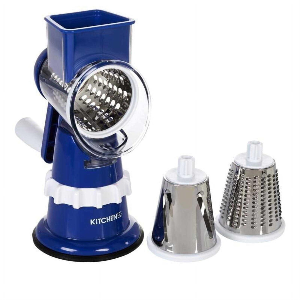 Kitchen HQ Speed Drum Grater And Slicer With Suction Base