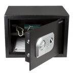 Stalwart Electronic Biometric Safe With Fingerprint Lock And 2 Override Keys