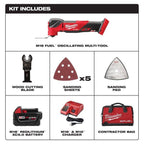18V Cordless Oscillating Multi-Tool Kit With 5.0Ah Battery, Charger And Tool Bag