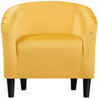 Easyfashion Tub Chairs Set Of 2 - Yellow Velvet