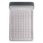 Intex Dura-Beam Deluxe Ultra Plush Headboard Queen Airbed, Gray, 18in, Built-In Pump - 64447ED