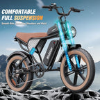Electric Bike 2000W 37Mph 20in Fat Tires - Q20
