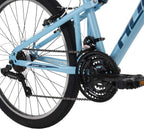 Huffy Women's Full Suspension Mountain Bike, Blue, 26 in - Marker