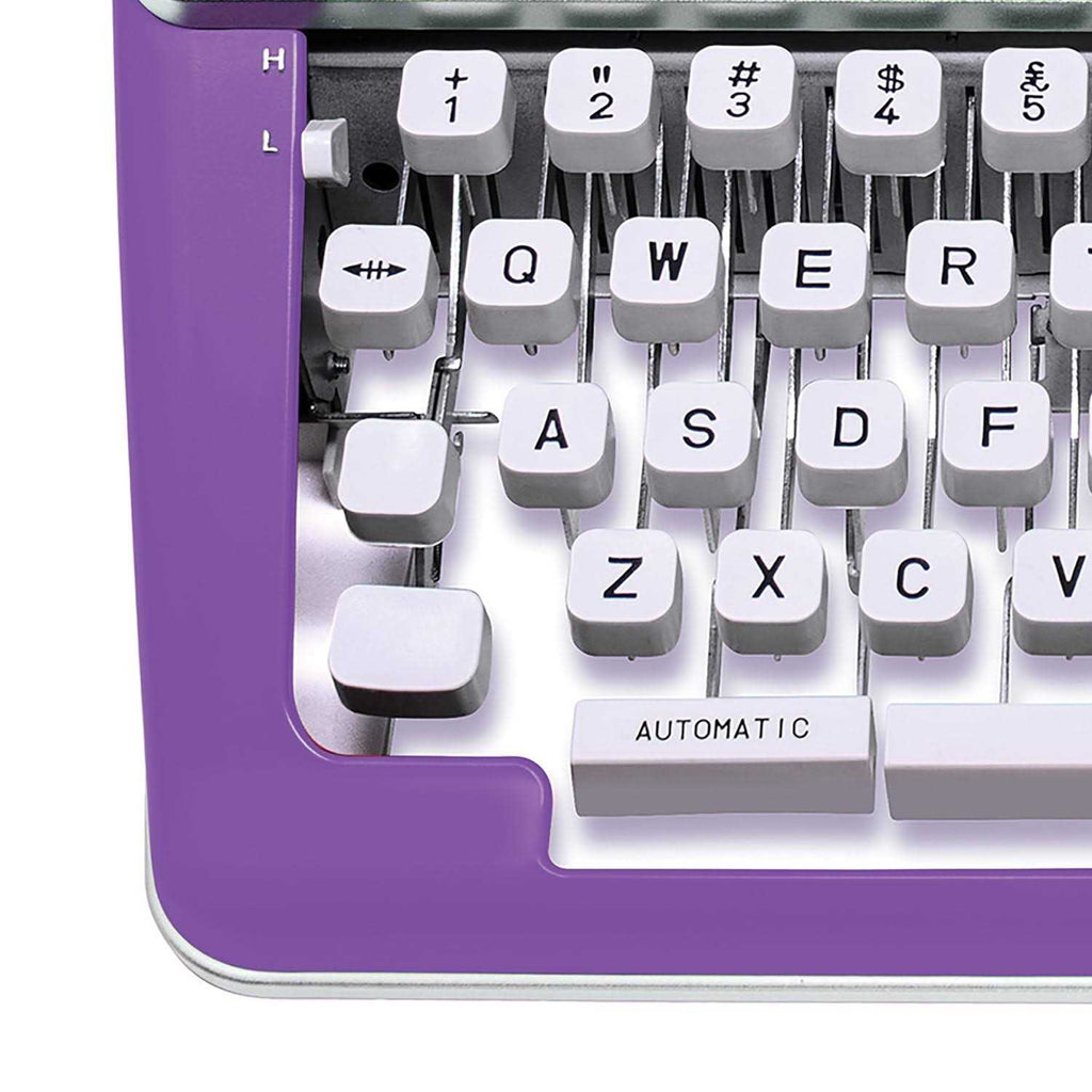 The Oliver Typewriter Company Manual Typewriter, Purple, 11-in Carriage
