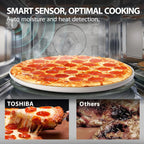 TOSHIBA 4-in-1 Countertop Microwave Oven, 1.5 Cu Ft, 1000W, Silver - ML-EC42P(SS)