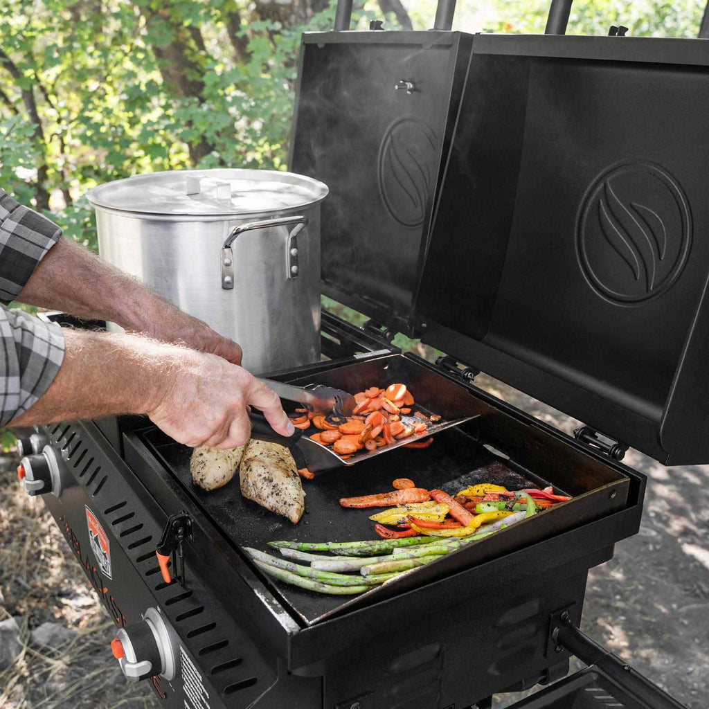 Blackstone Tailgater Grill/Griddle With 17 Inch Griddle And 17 Inch Grill Box - 1550