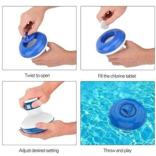 Swimming Pool Chlorine Tablets, 500 Tabs, 16 mm / 0.65in, 2g