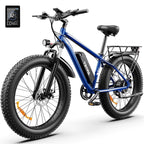 AMYET 26 x 4 Fat Tire Electric Mountain Bike, 48V 15Ah, 7-Speed - EB26
