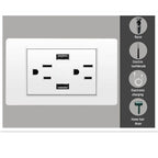LED Bathroom Wall Cabinet With Single Door Mirror, White, 28*20in