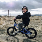 Glerc Kids BMX Style Bicycle 14 Inch Blue With Training Wheels And Coaster Brake