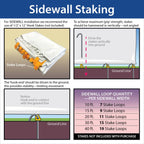 TentandTable Standard Waterproof Sidewall Kit for 8 ft Sides, White, 10 ft x 20 ft