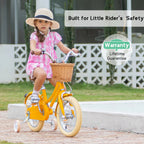 Glerc Girls' Kids' Bike, 12 inch, Pink, Ages 2-4 Years - Little Molly