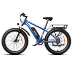 AMYET 26 x 4 Fat Tire Electric Mountain Bike, 48V 15Ah, 7-Speed - EB26