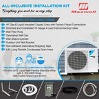 Daikin Ductless Mini-Split Air Conditioner 18000 BTU 18 SEER2 R32 - FTXC18AXVJU/RXC18AXVJU