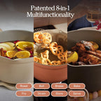Our Place Perfect Pot 5.5 Qt Ceramic Pot With Lid And Spatula, Steam