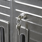 Seville Classics UltraHD Rolling Storage Cabinet, Granite, 36in W x 18in D x 72in H