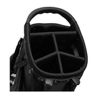 Golf Stand Bag, Black And White, 8-Way Top