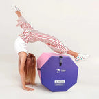 Kangaroo Hoppers Octagon Tumbling Mat 24 in x 26 in Pink/Purple