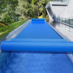 BigXwell 16-Mil Blue Rectangular Solar Pool Cover, 12 x 24 Foot - 1600 Series