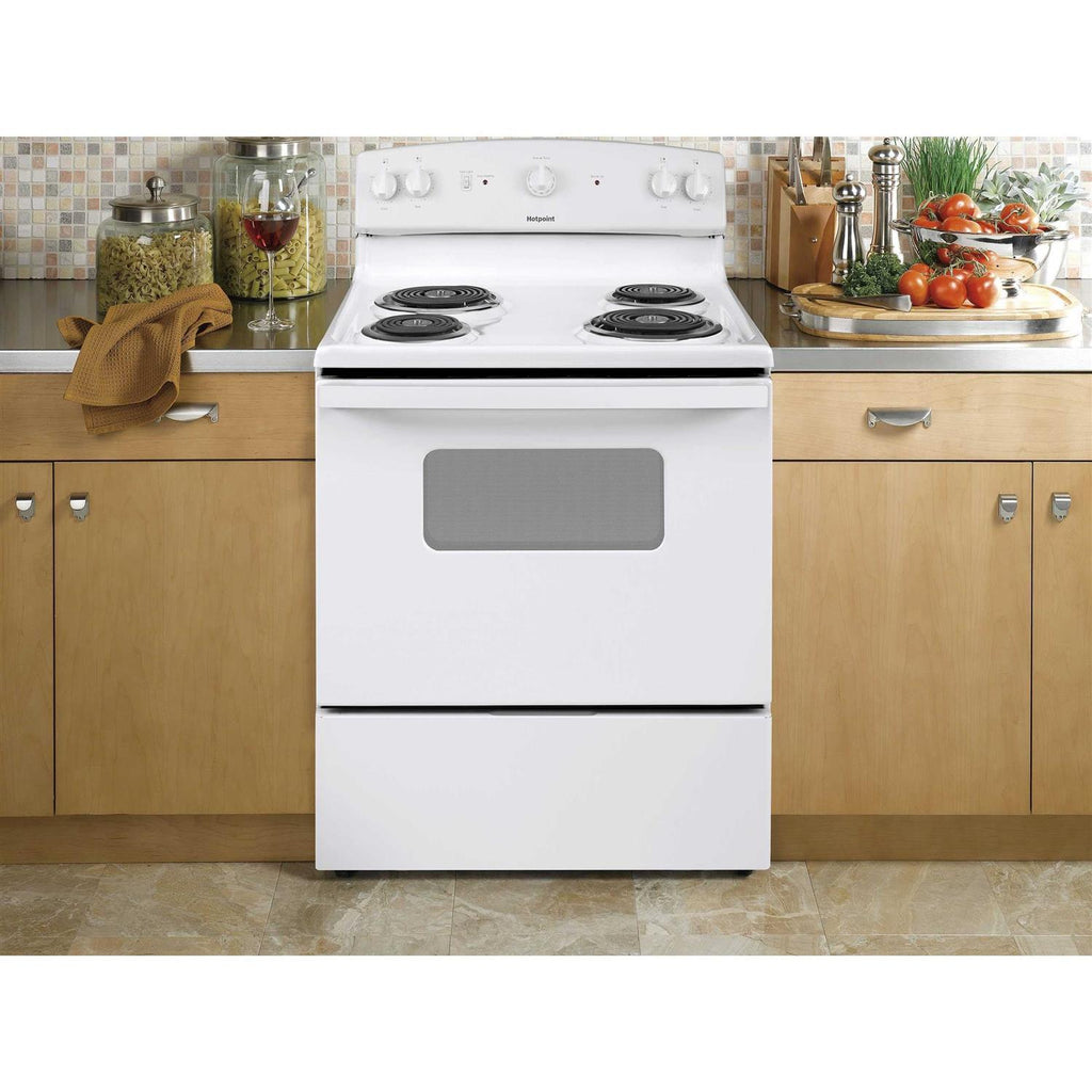 Hotpoint 30 in Free-Standing Electric Range - RBS330DRWW