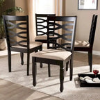 Contemporary Dining Chair Set, 4-Piece, 37.4 x 17.7 x 20.5 inches