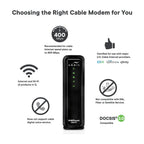 Arris SURFboard DOCSIS 3.0 Cable Modem And AC1600 Dual-Band Wi-Fi Router - SBG10