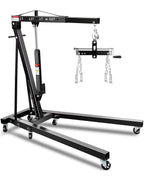Garvee 2 Ton Hydraulic Folding Shop Crane Engine Hoist With Lever