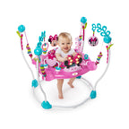 Bright Starts Disney Baby Minnie Mouse PeekABoo Activity Jumper Bouncer With Lights & Music - 10299