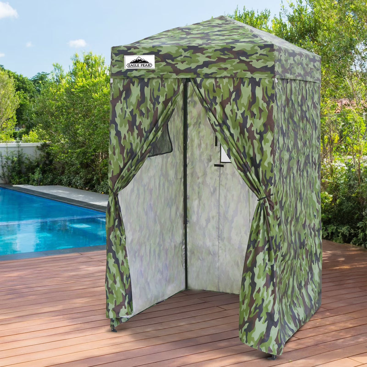 EAGLE PEAK Ultra Compact 4 ft x 4 ft Pop-Up Changing Room Canopy - Flex
