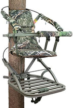 Aluminum Climbing Treestand With Padded Seat, 300 Lb. Capacity And Safety Harness