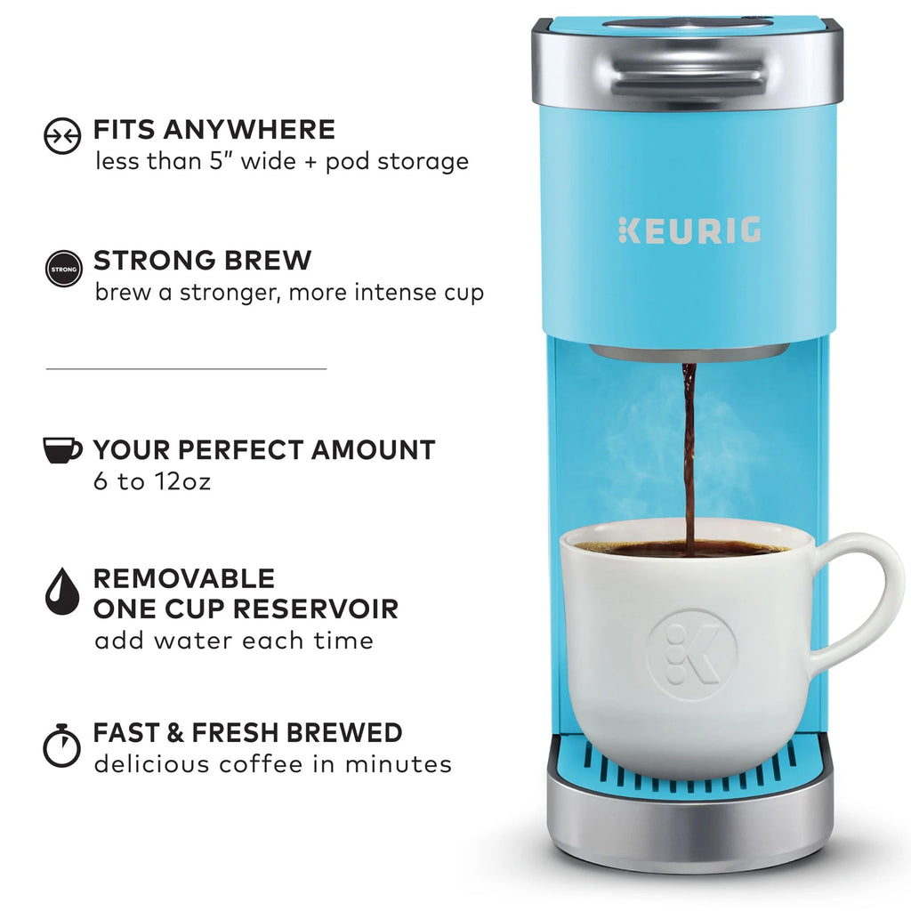 Keurig Single Serve K-Cup Pod Coffee Maker, Dusty Rose - K-Mini Plus