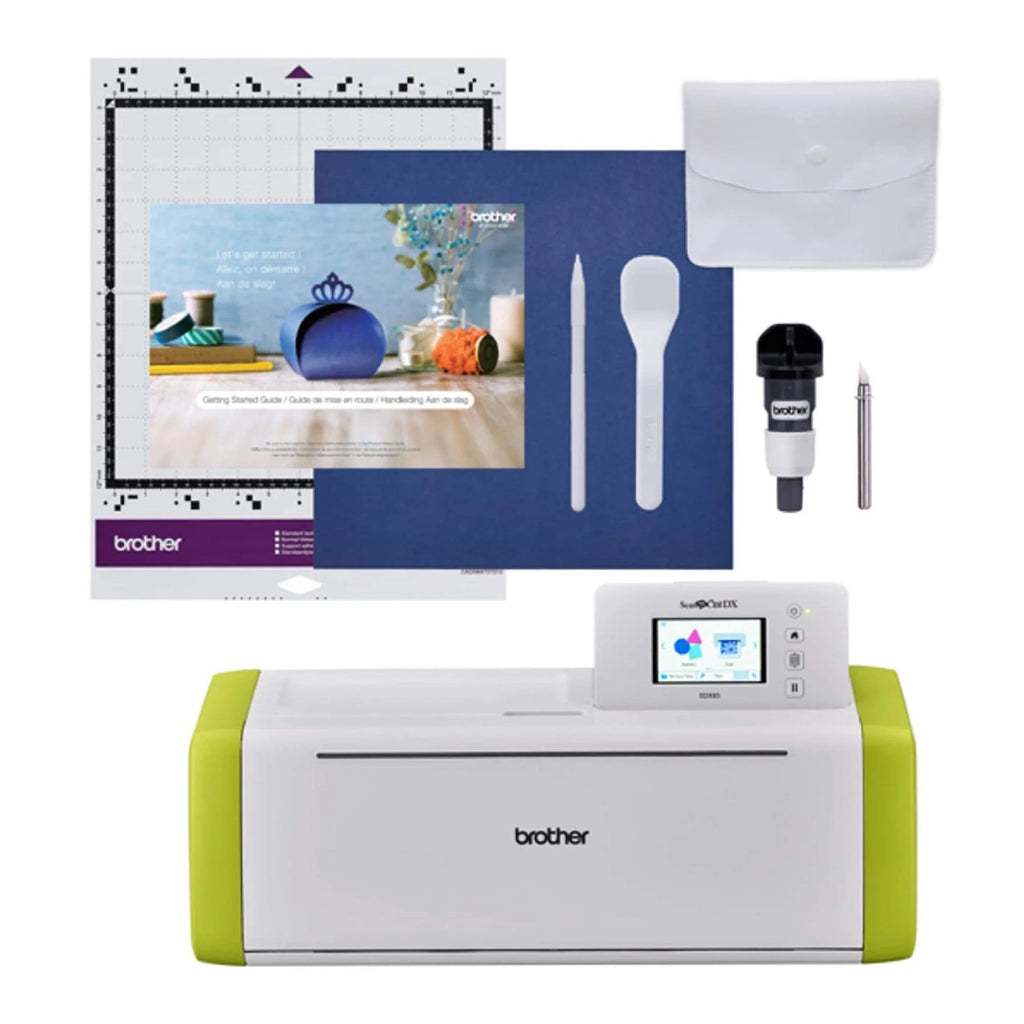 Brother ScanNCut DX Electronic Cutting Machine With Built-In Scanner, Lime Green - SDX85