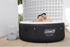 2-4 Person Inflatable Hot Tub With 120 Air Jets And Insulated Cover