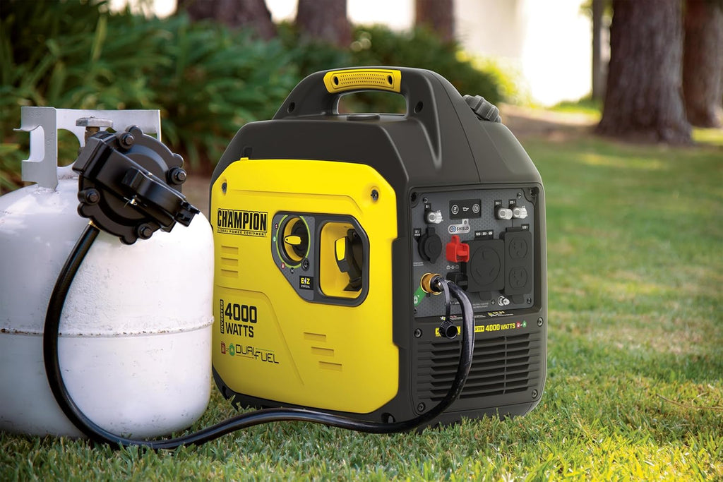 Champion Power Equipment 4000-Watt Dual Fuel RV Ready Portable Inverter Generator With CO Shield