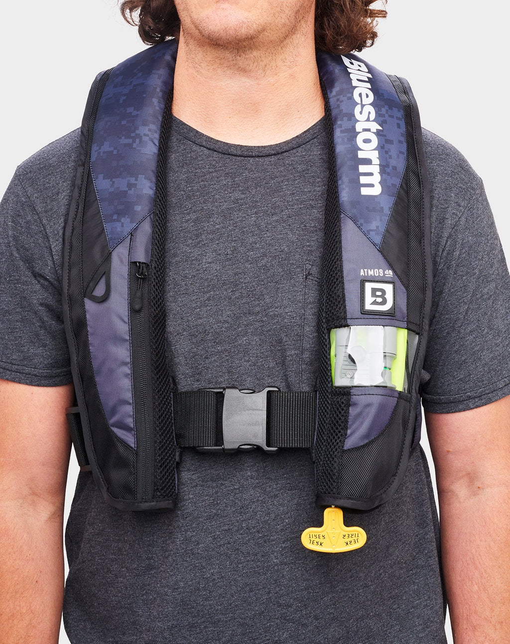 Bluestorm Gear Atmos 40 Automatic/Manual Inflatable PFD Life Jacket for Adults - Realtree Max5 Camo