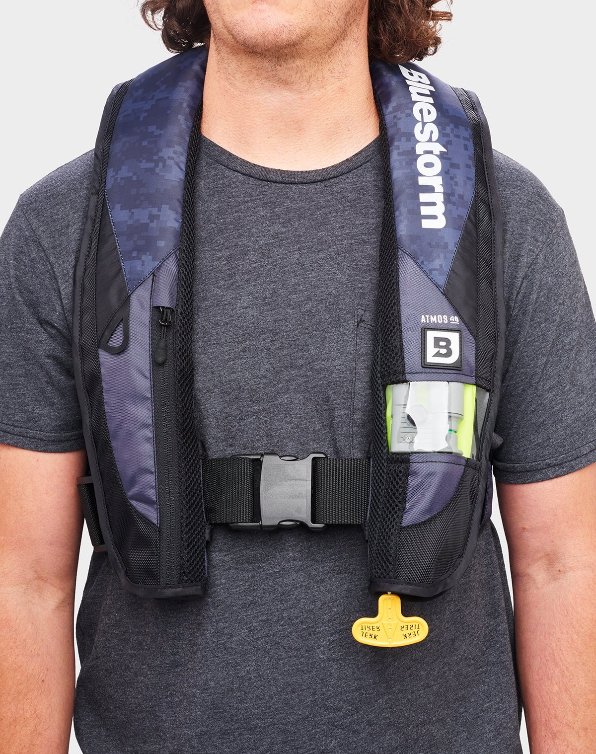 Bluestorm Gear Atmos 40 Automatic/Manual Inflatable PFD Life Jacket for Adults - Realtree Max5 Camo