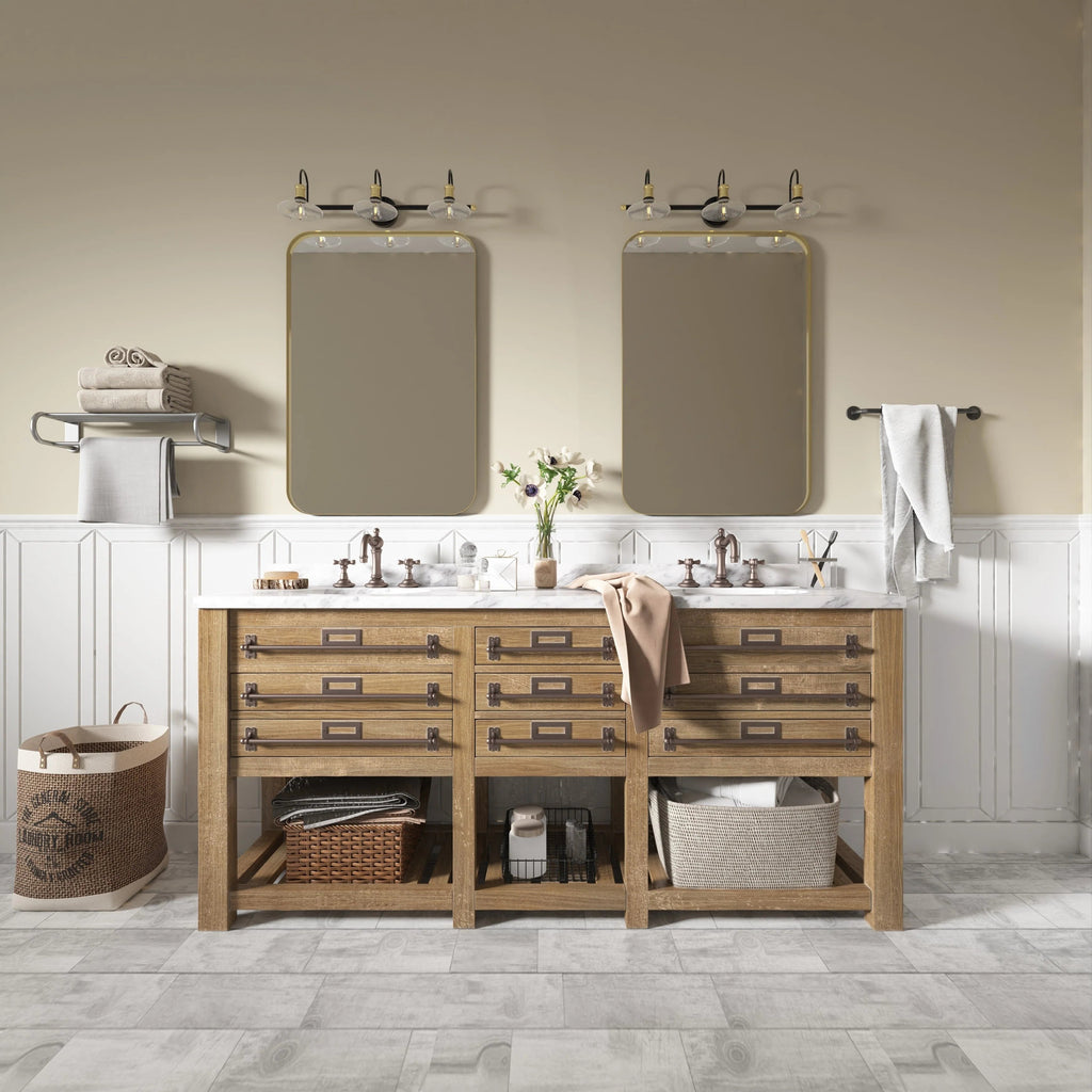 Aluminum Alloy Rounded Corner Wall Vanity Mirror
