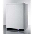 Frost-Free Built-In Undercounter All-Freezer With Stainless Steel Wrapped Exterior And Horizontal Handle
