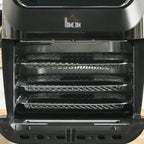 GVJMTKP 12 QT 8-In-1 Air Fryer Oven Combo, 1700W, Black