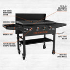 Blackstone 36 in 4-Burner Gas Griddle Cooking Station - 1836