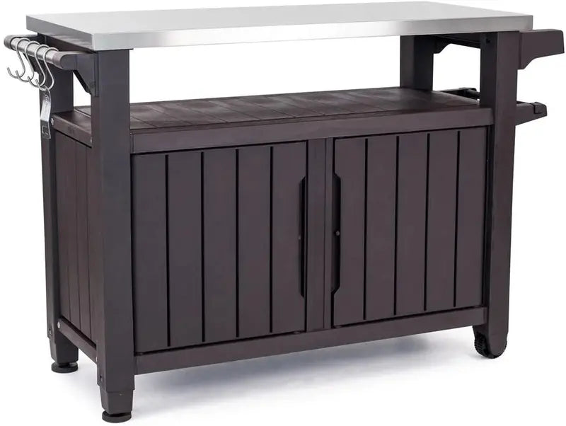 Keter Outdoor Storage Table And Prep Station With 78 Gallon Storage - Unity XL