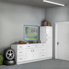 Design House Brookings Unassembled Shaker Base Kitchen Cabinet 36x34.5x24, White - 561407