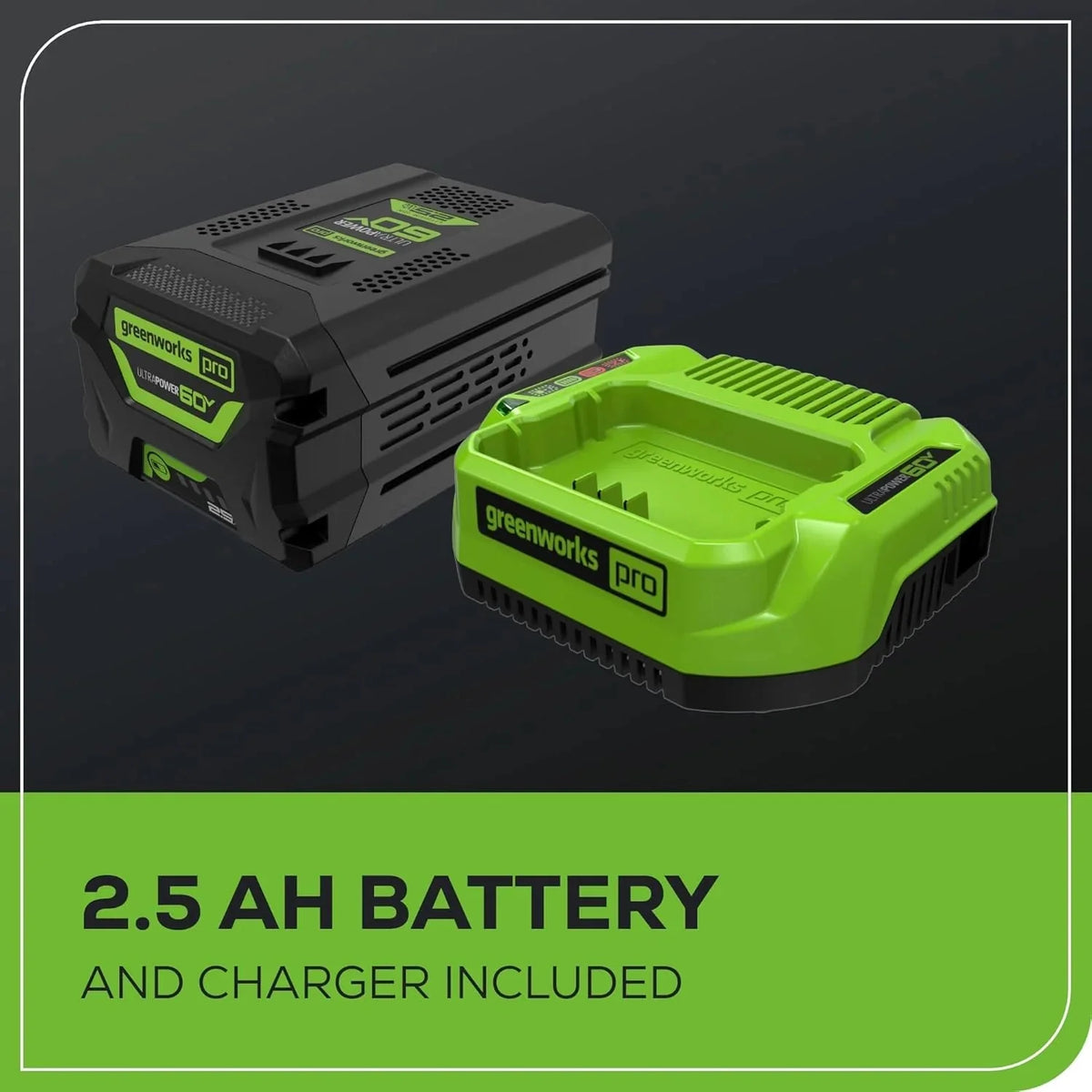 Greenworks 40V 16 inch Brushless Cordless Chainsaw With 4.0Ah Battery And Charger