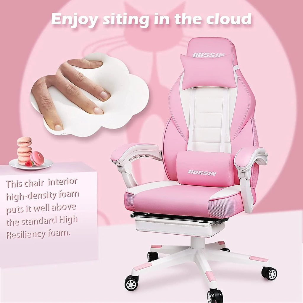 Racing Style Gaming Chair, 300 lbs Big And Tall High Back Computer Chair