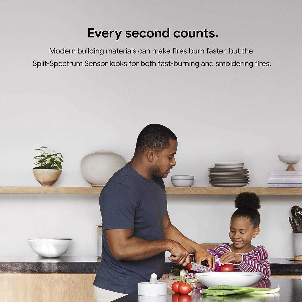 Nest Protect 2nd Gen Battery Smoke And Carbon Monoxide Alarm - S3000BWES